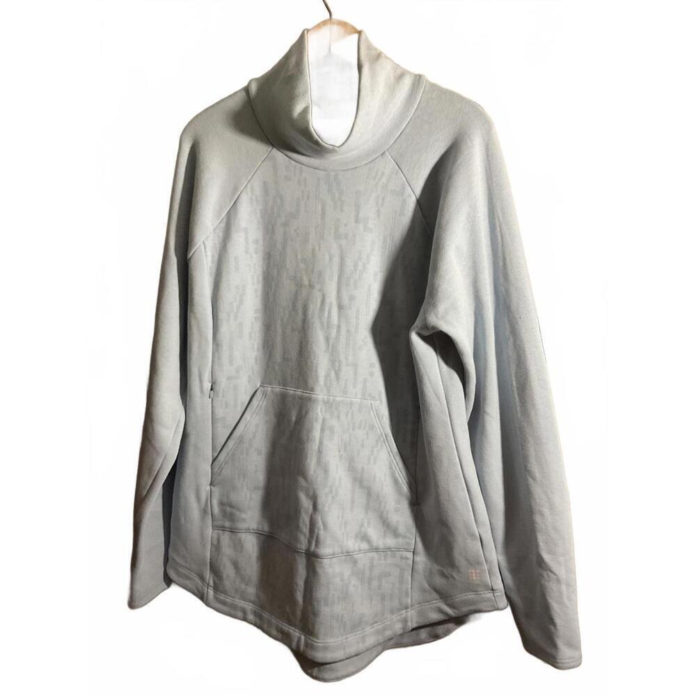 Title Nine Women's XL Light Blue Pullover Sweatshirt Hoodie XL